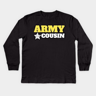 Army Cousin Kids Long Sleeve T-Shirt